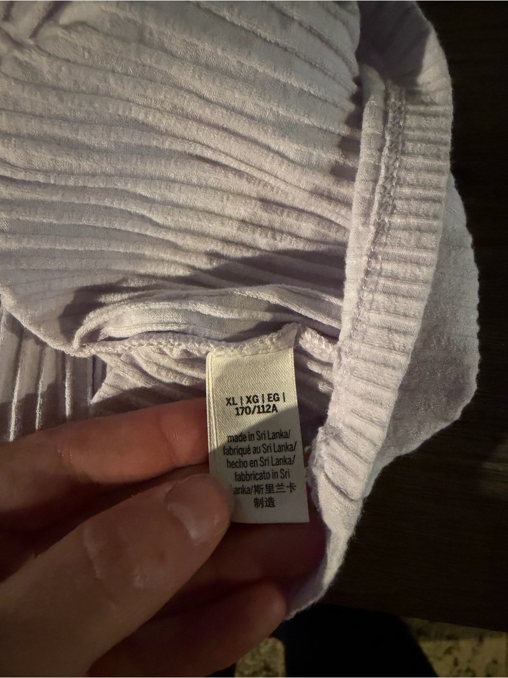Lilac Ribbed Two-Piece Lounge Set - Picture 4 of 4